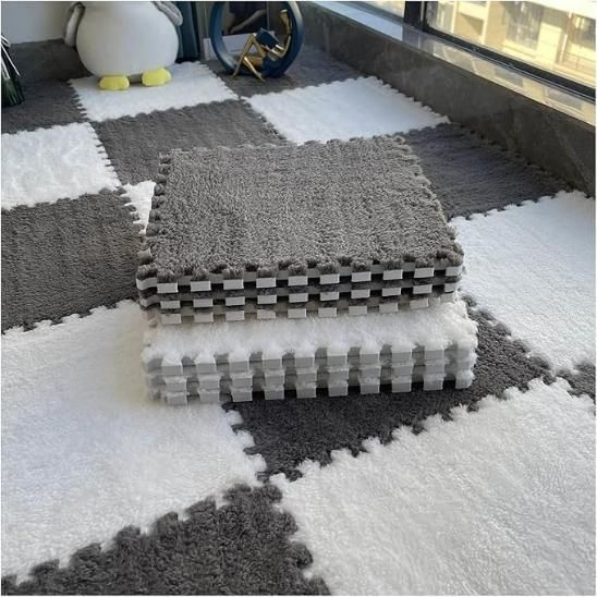 Interlocking Carpet Tiles Mat (6pc)